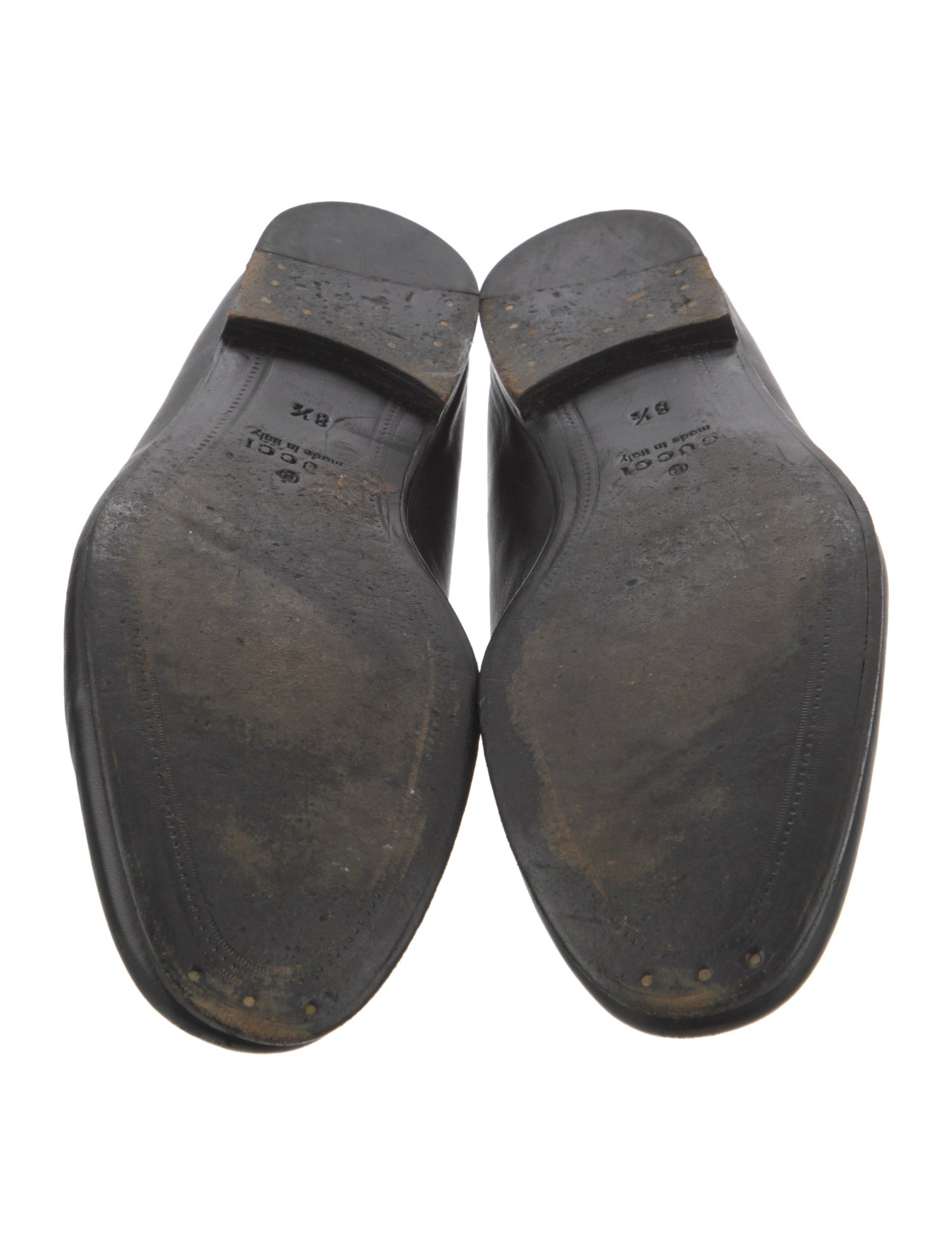 Gucci Horsebit Accent Leather Loafers